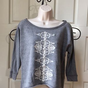 Hollister soft gray pullover